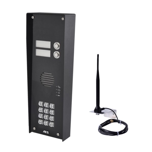 AES Prime 7 2 button Imperial 4G GSM intercom with keypad