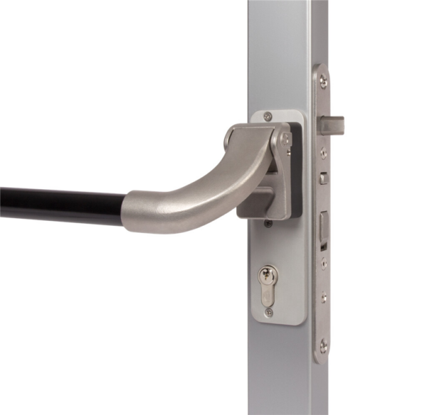 Locinox PUSHBAR-H-1400 Aluminium push-bar for insert locks