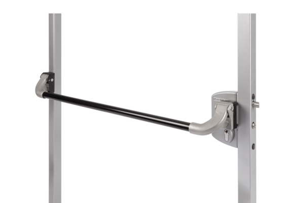 Locinox PUSHBAR-L-1400 Aluminium push-bar for surface mounted locks