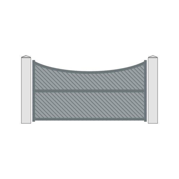 Aluminium driveway gates - Intimacy Ragusa - Image 2