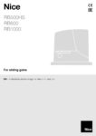 Nice Robus 600 Manual