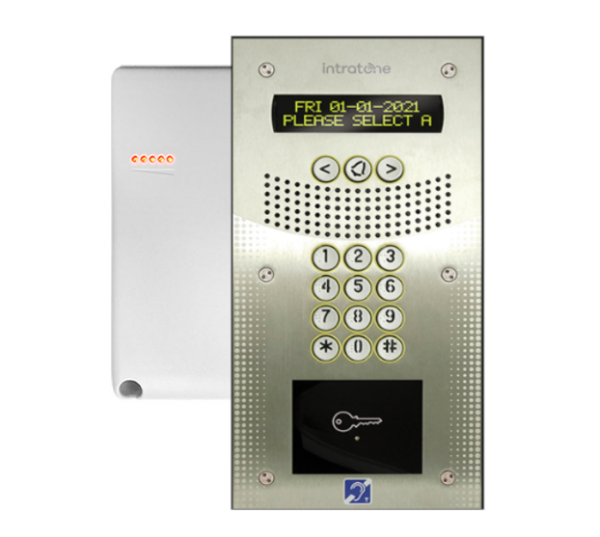 Intratone SC-02 Flush 6 way Video GSM intercom with 15 year Unlimited SIM