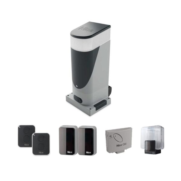 Nice SLH400BDKCE sliding gate kit for small openings for gates up to 400kg 24v