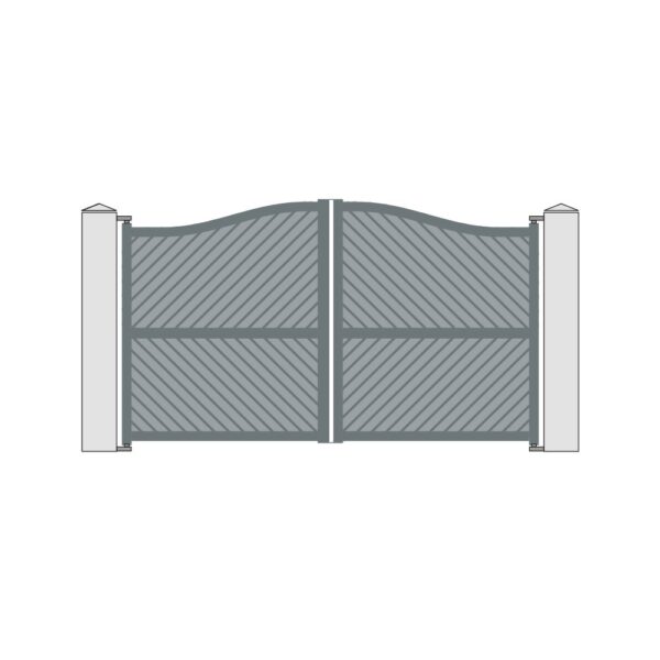 Aluminium driveway gates - Intimacy Solunto - Image 3