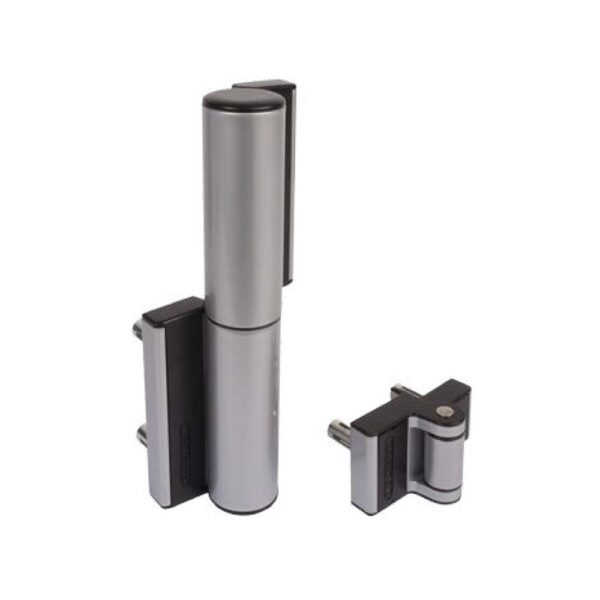 Locinox Tiger compact hinge and hydraulic gate closer in one - silver