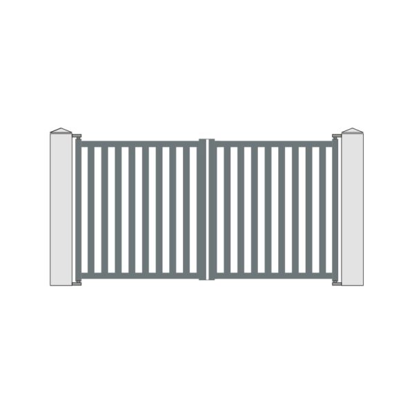 Aluminium driveway gates - Horizon Tirana - Image 2