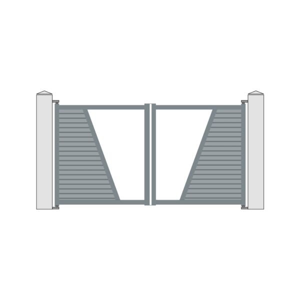 Aluminium driveway gate - Arpeggio Vigo - Image 2