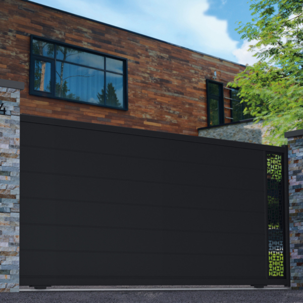 Aluminium driveway gates - Opus Ucetia
