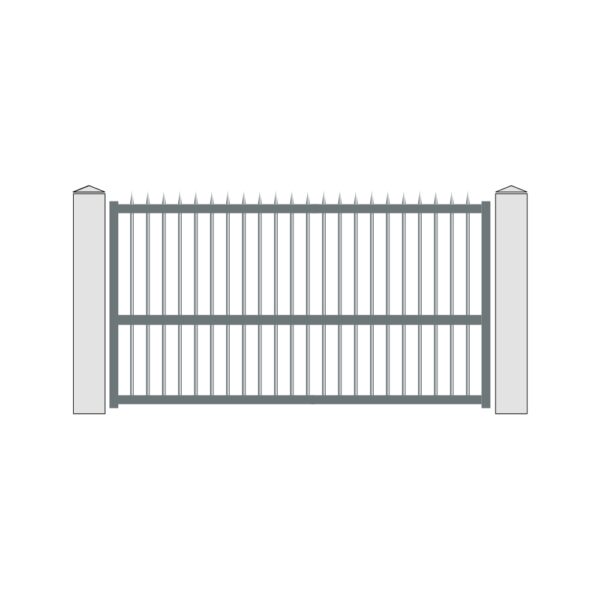 Aluminium driveway gates - Horizon Vienna