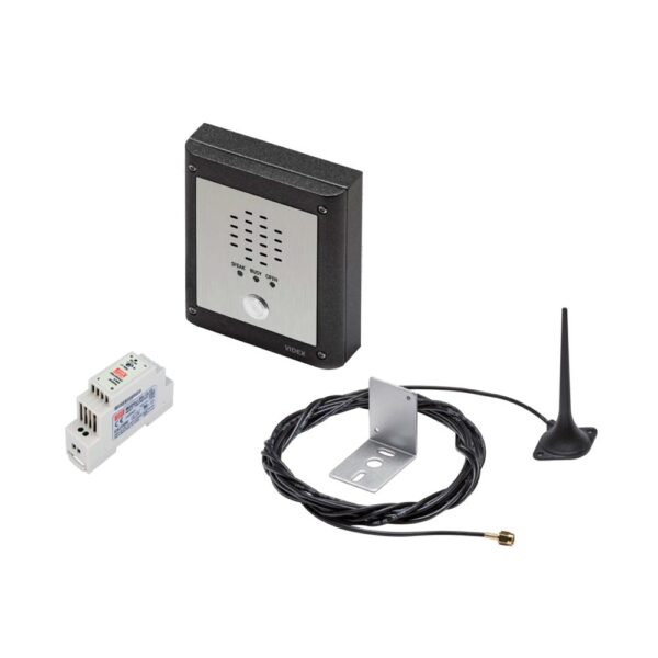 Videx one station surface mounted vandal resistant GSM intercom without keypad 4g