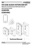 Videx VR4K-1S/GSM Manual