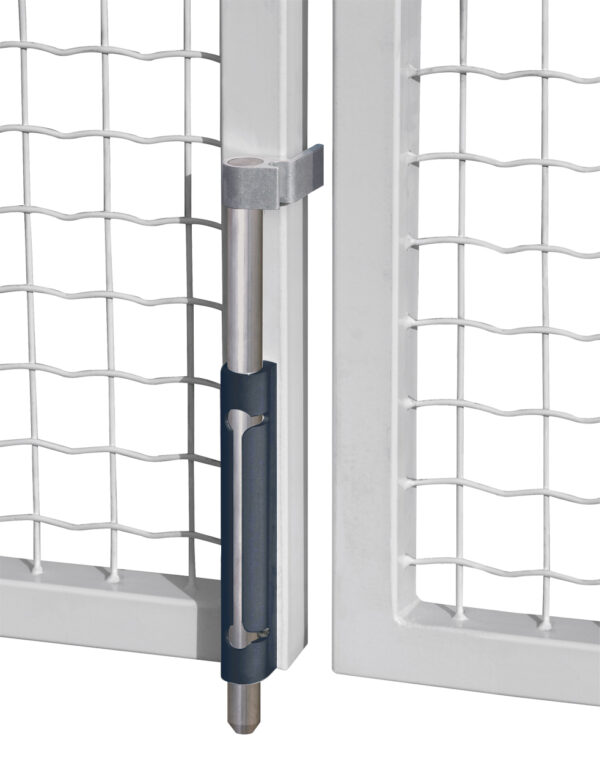 Locinox VSF manual drop bolt with hot dip galvanised bolt in anthracite grey