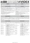 Videx VX8800 Manual