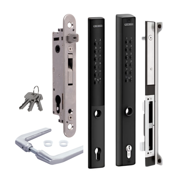 Locinox Vera 40mm Double sided code lock kit, Black finish Keyed to differ