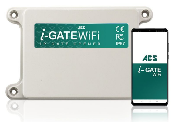 AES I-Gate WiFi gate controller and enclosure