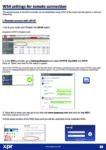 Videx WS4 remote connection manual