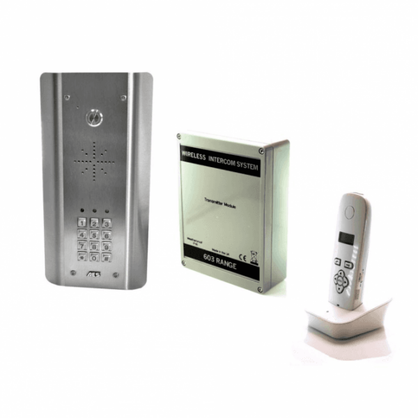 AES 603-ASK Stainless Wireless Audio intercom with keypad