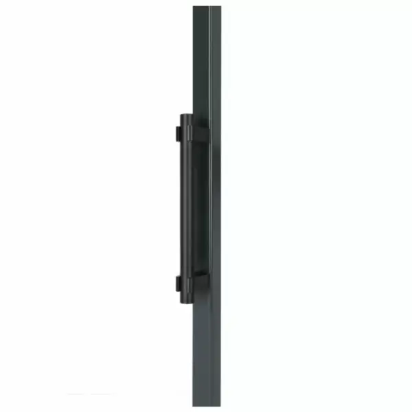 Locinox Anodised aluminium black straight double handle