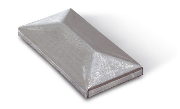 CAP 1RZ Galvanised Weldable Cap with Flange 34mm x 24mm