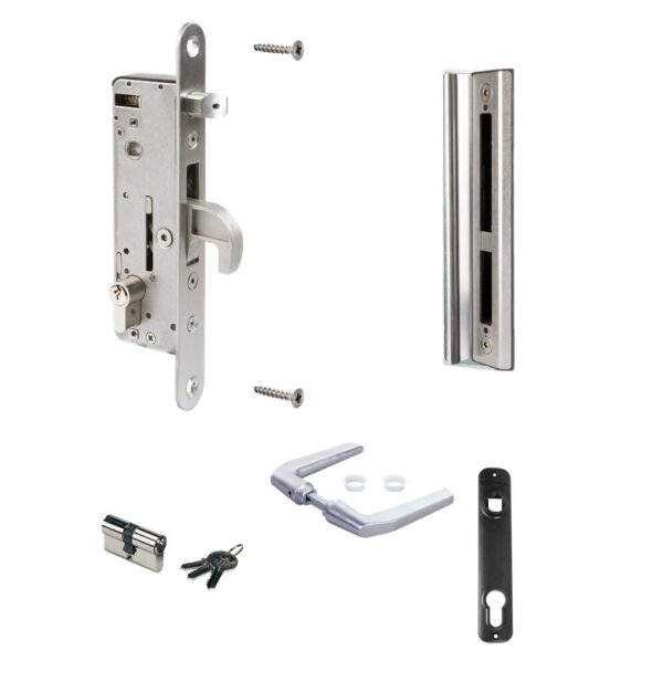 Locinox H-METAL-SET-54MM Insert lock set for 54mm box