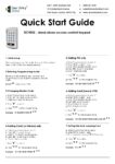 SRS DC90SS Quick Guide