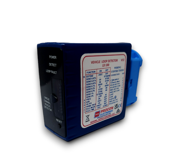 Procon LD100 single channel boxed loop detector 230v
