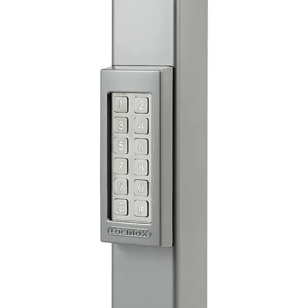 Locinox SLIMSTONE-X-ZILV Silver standalone digital keyapd