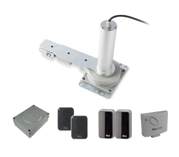 Nice Oltre Kit single leaf concealed pedestrian gate kit for gates up to 1.8m leaf 24v
