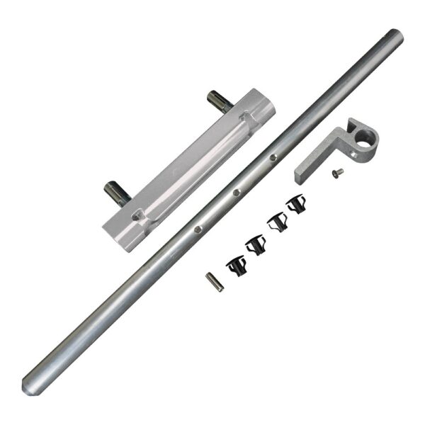 Locinox VSF manual drop bolt with hot dip galvanised bolt in aluminium