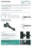 Gatemaster Superhinge Datasheet