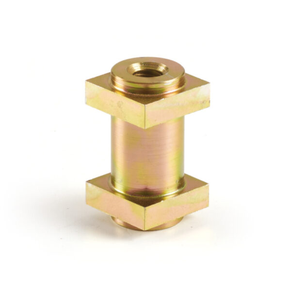 T30F Upright gate joint pin 35mm with hole for wrap around hinge to weld
