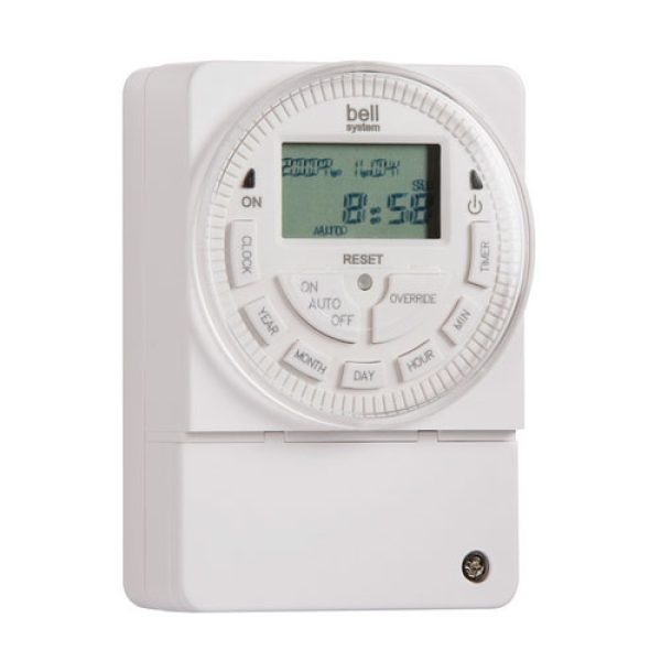 TS2000 BST 7 day time clock with automatic BST 12v ac/dc