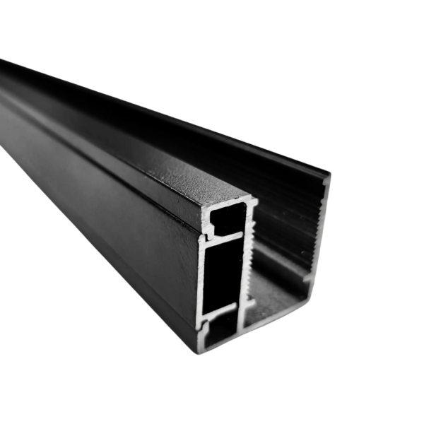 Aluminium U Channel 3m Black - Image 2