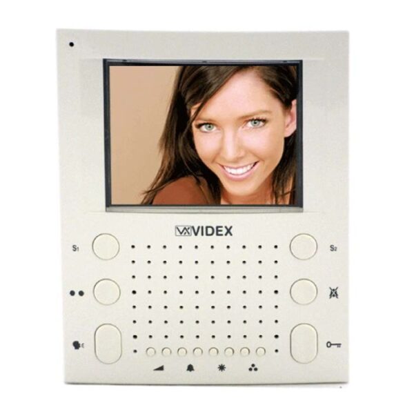 Videx SL5418 Eclipse Hands Free Video Monitor (White)