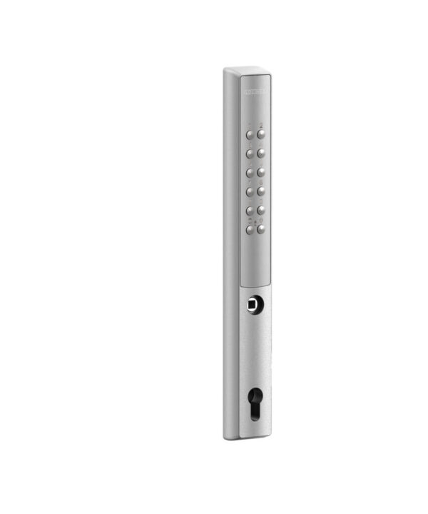 Locinox Vera 50mm Silver Single sided battery code lock only Keyed to differ